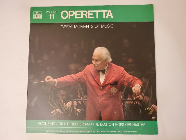 Arthur Fiedler and the Boston Pops Orchestra Operetta: Great Moments of Music, Volume 11 vinyl record