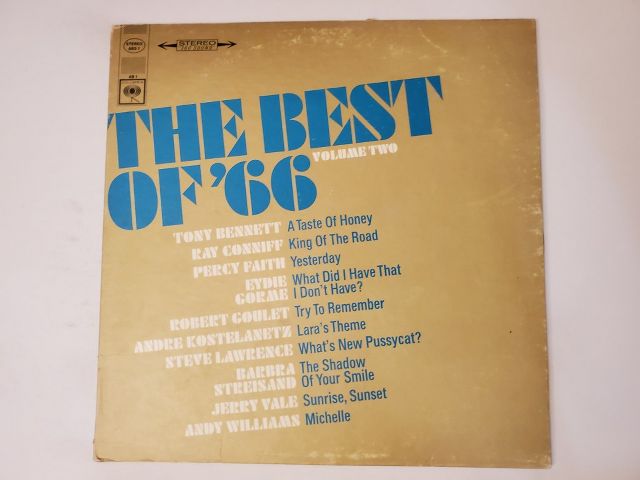 Various Artists The Best of '66 Volume Two vinyl record
