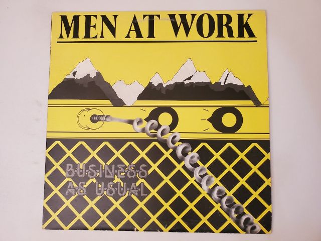 Men at Work Business as Usual vinyl record