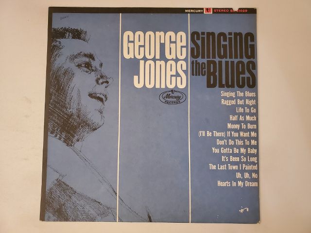 George Jones Singing the Blues vinyl record