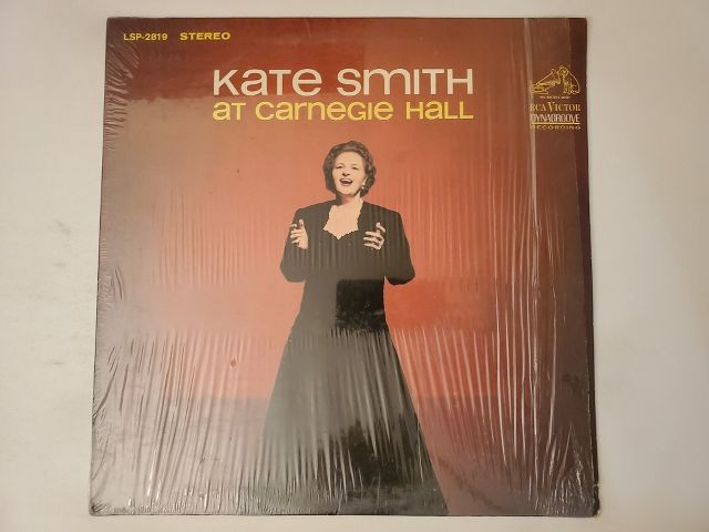 Kate Smith At Carnegie Hall vinyl record