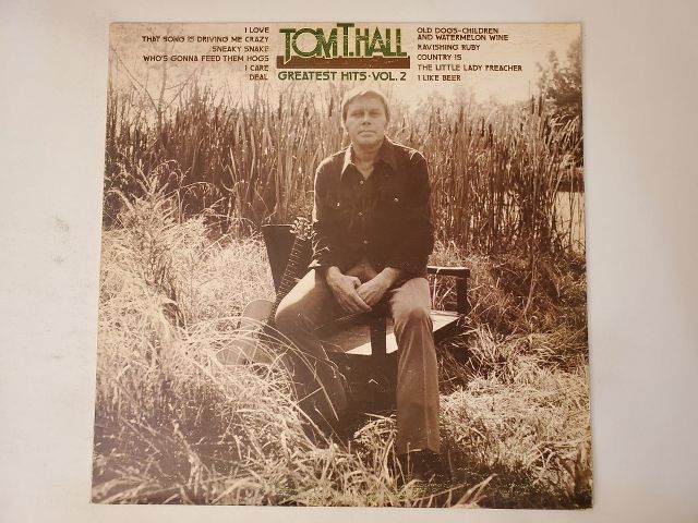 Tom T. Hall Greatest Hits - Vol. 2 vinyl record
