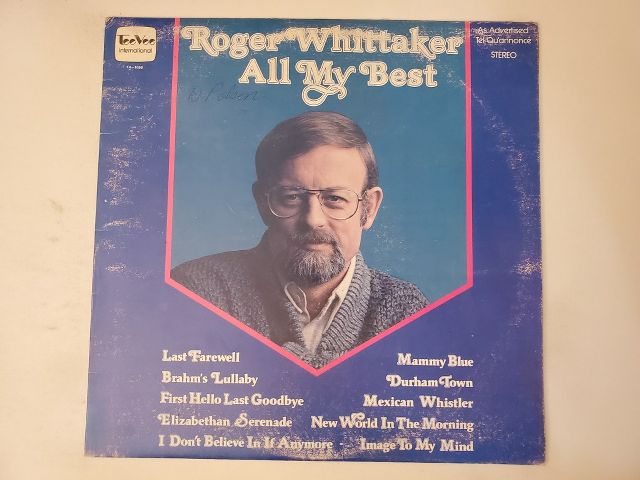 Roger Whittaker All My Best vinyl record