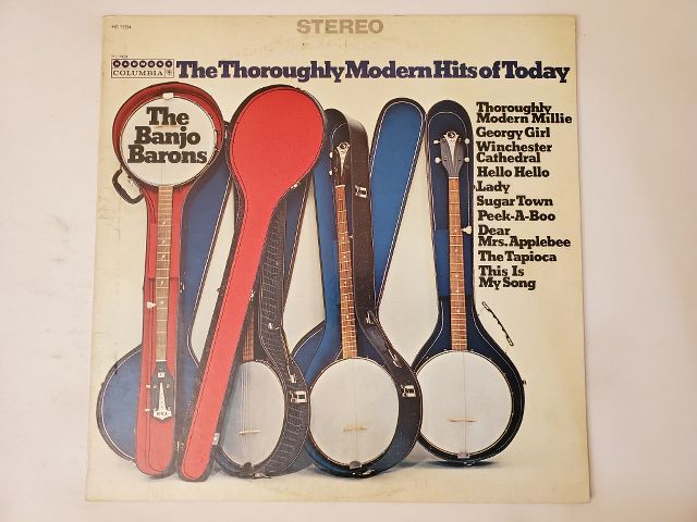 The Banjo Barons The Thoroughly Modern Hits of Today vinyl record