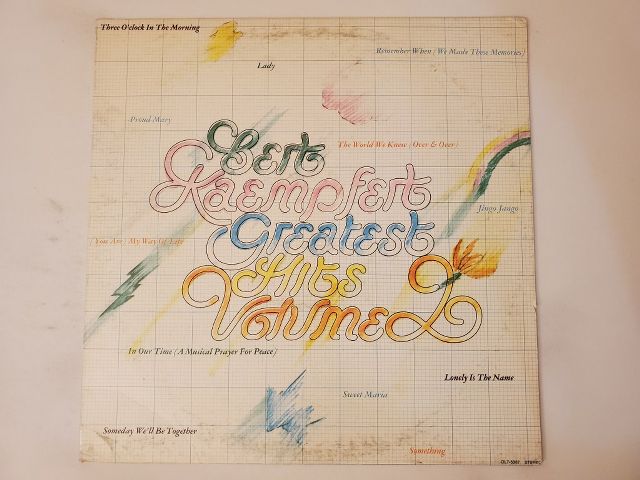 Bert Kaempfert Greatest Hits Volume 2 vinyl record