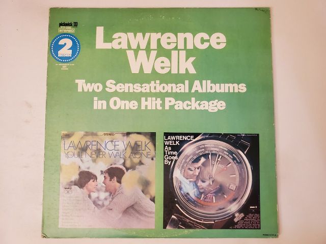 Lawrence Welk Two Sensational Albums in One Hit Package vinyl record