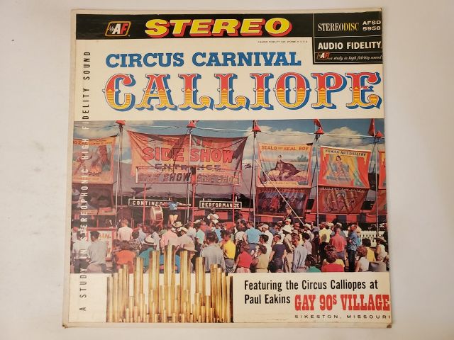 Paul Eakins Circus Carnival Calliope vinyl record