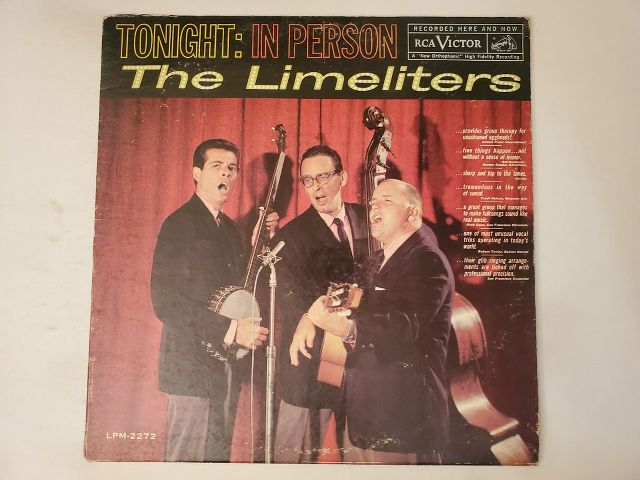 The Limeliters Tonight: In Person vinyl record