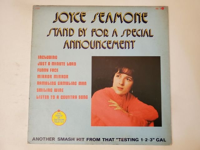 Joyce Seamone Stand By For a Special Announcement vinyl record