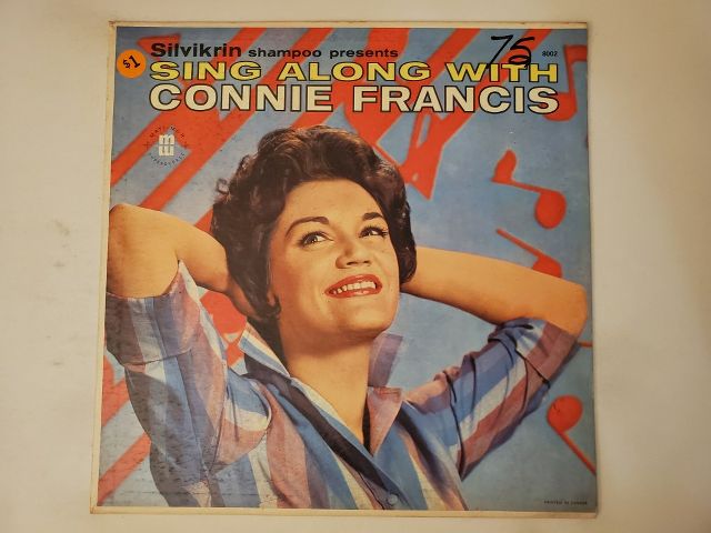 Connie Francis Sing Along with Connie Francis vinyl record