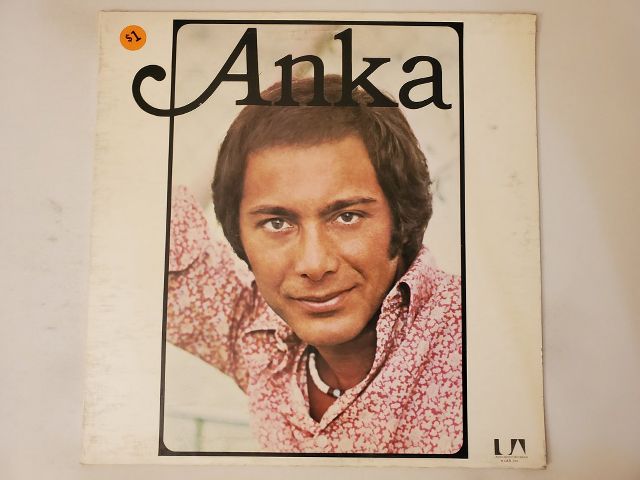 Paul Anka Anka vinyl record
