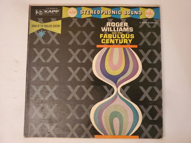 Roger Williams Songs of the Fabulous Century vinyl record