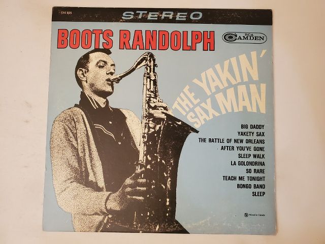 Boots Randolph The Yakin' Sax Man vinyl record