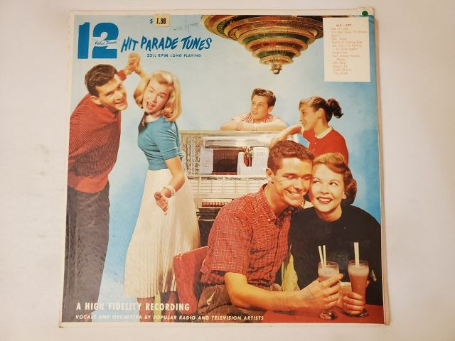 Various Artists 12 Hit Parade Tunes vinyl record