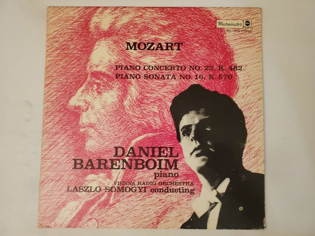 Mozart Piano Concerto No. 22, K. 482 / Piano Sonata No. 16, K. 570 vinyl record