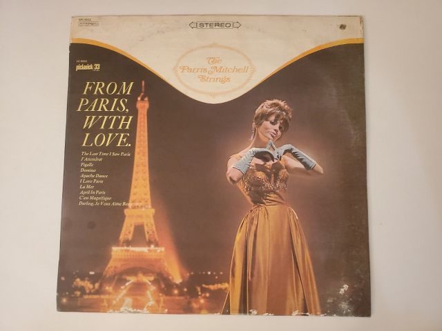 The Parris Mitchell Strings From Paris, With Love vinyl record