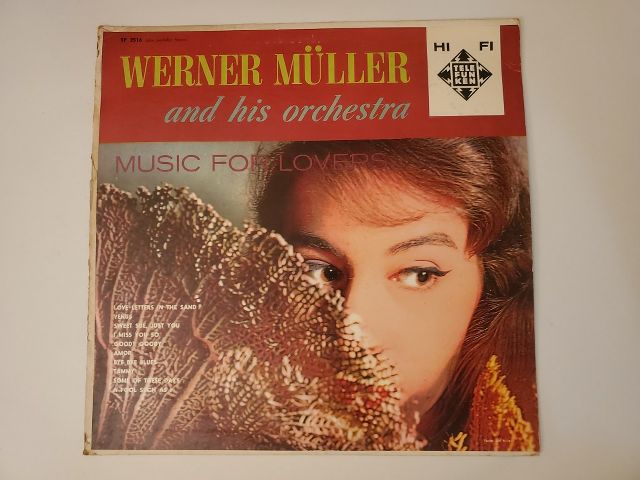 Werner Muller and his Orchestra Music for Lovers vinyl record