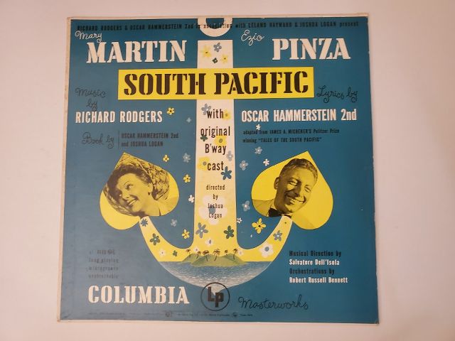 Original Broadway Cast South Pacific vinyl record
