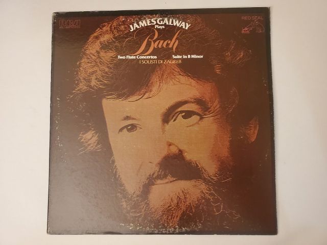 James Galway Plays Bach vinyl record