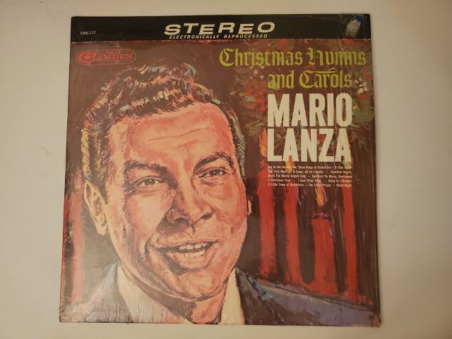 Mario Lanza Christmas Hymns and Carols vinyl record