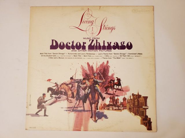 Living Strings Music from Doctor Zhivago and Other Motion Pictures vinyl record