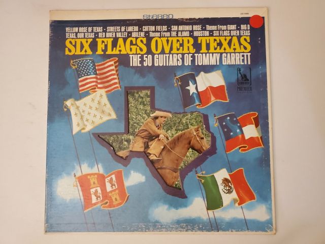 The 50 Guitars of Tommy Garrett Six Flags Over Texas vinyl record