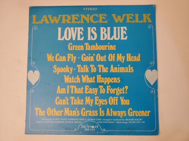 Lawrence Welk Love Is Blue vinyl record