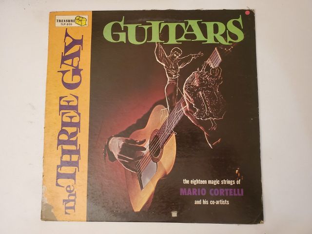 Mario Cortelli and his co-artists The Three Gay Guitars vinyl record