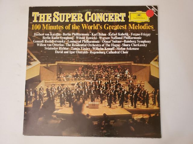 Various Artists The Super Concert: 100 Minutes of the World's Greatest Melodies vinyl record