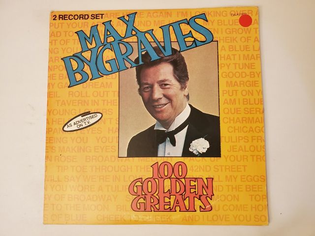 Max Bygraves 100 Golden Greats vinyl record