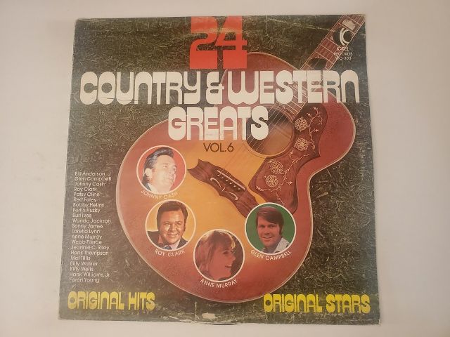 Various Artists 24 Country & Western Greats Vol. 6 vinyl record