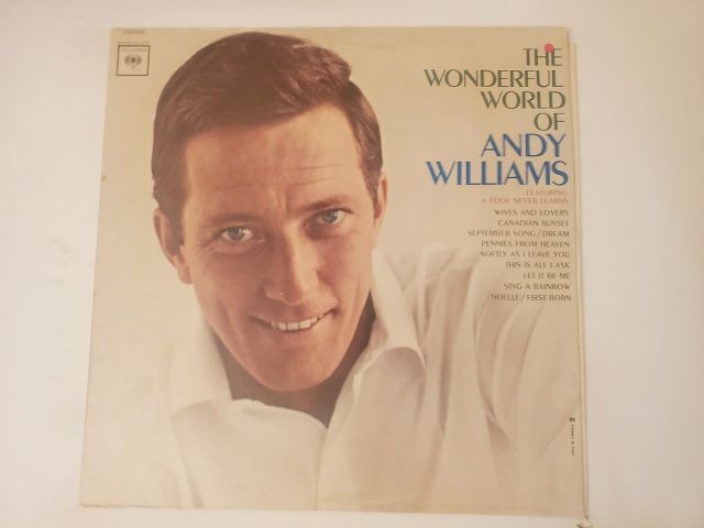 Andy Williams The Wonderful World of Andy Williams vinyl record
