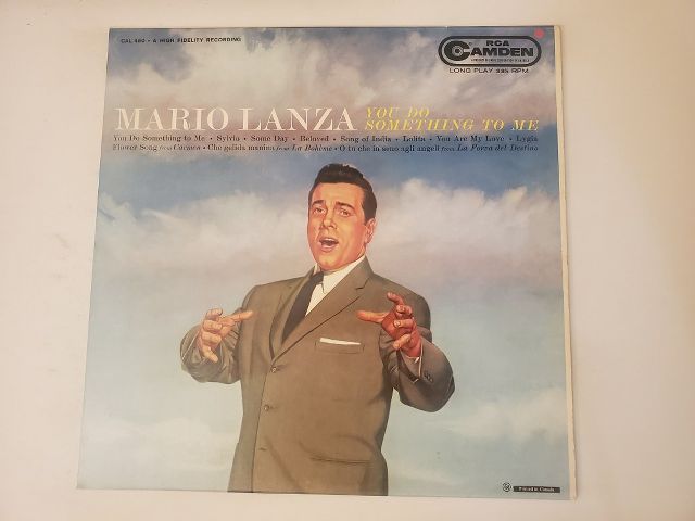 Mario Lanza You Do Something to Me vinyl record