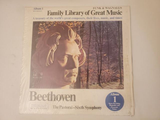 Beethoven Family Library of Great Music: The Pastoral - Sixth Symphony vinyl record