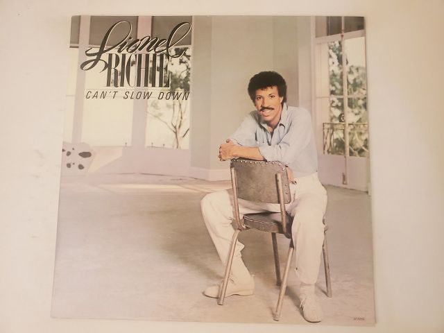 Lionel Richie Can't Slow Down vinyl record