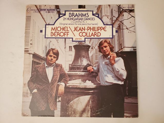 Michel B?roff & Jean-Philippe Collard Brahms: 21 Hungarian Dances (Complete) vinyl record