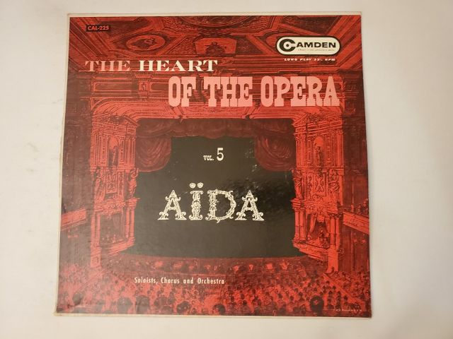 Various Artists The Heart of the Opera Vol. 5: Aida vinyl record