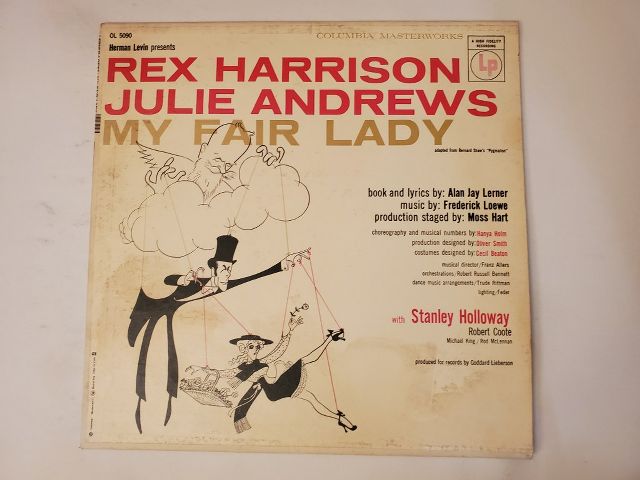 Original Broadway Cast My Fair Lady vinyl record
