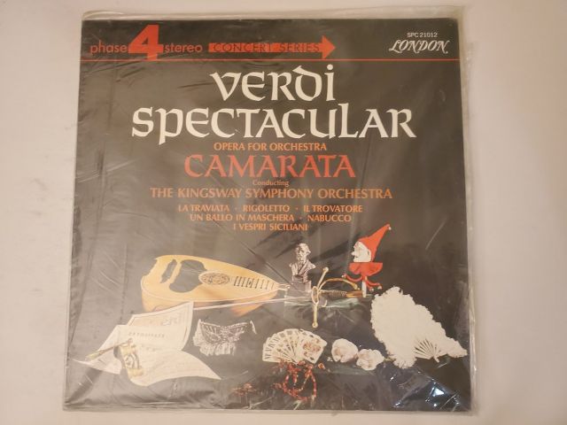 Camarata Verdi Spectacular vinyl record