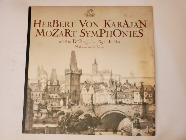 Herbert von Karajan Mozart Symphonies No. 38 in D 'Prague', No. 39 in E Flat vinyl record
