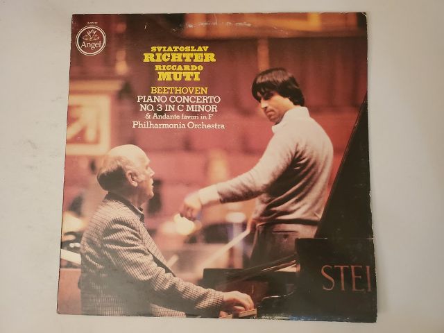 Sviatoslav Richter, Riccardo Muti Beethoven Piano Concerto No. 3 in C Minor & Andante favori in F vinyl record