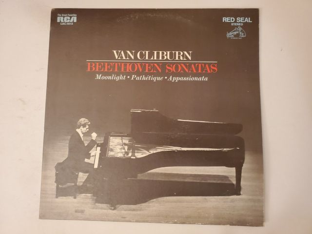 Van Cliburn Beethoven Sonatas vinyl record
