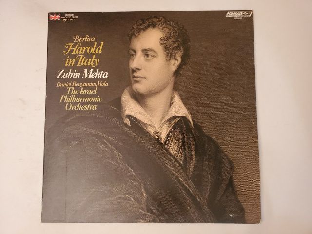 Zubin Mehta Berlioz: Harold in Italy vinyl record