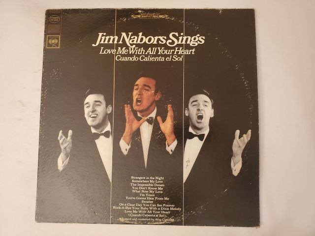 Jim Nabors Jim Nabors Sings Love Me With All Your Heart vinyl record