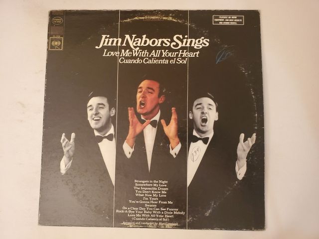 Jim Nabors Jim Nabors Sings Love Me With All Your Heart vinyl record