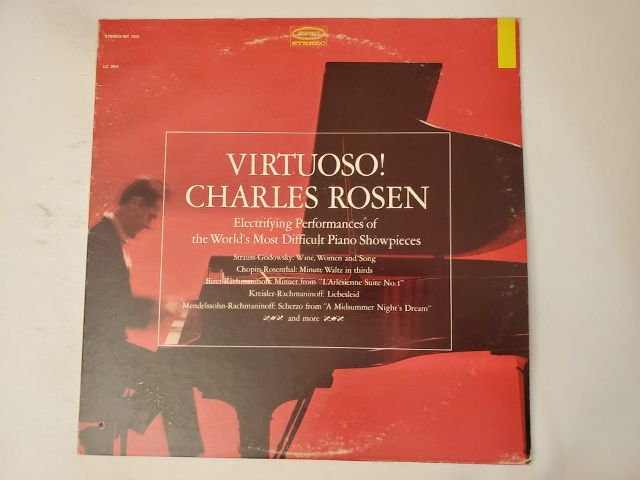 Charles Rosen Virtuoso vinyl record