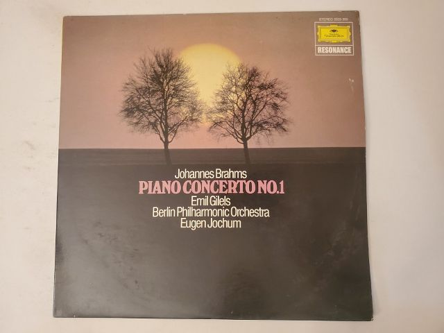 Johannes Brahms Piano Concerto No. 1 vinyl record
