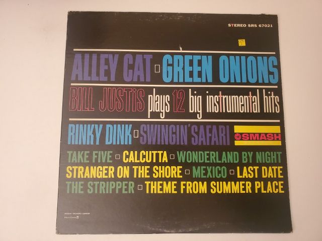 Bill Justis Bill Justis Plays 12 Big Instrumental Hits vinyl record