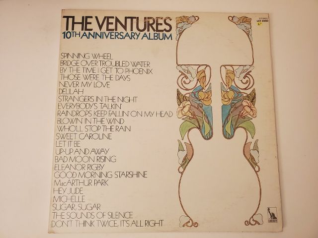 The Ventures 10th Anniversary Album vinyl record