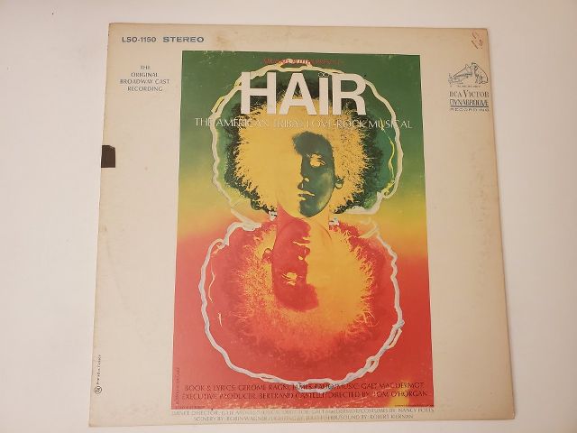 Original Broadway Cast Hair: The American Tribal Love-Rock Musical vinyl record
